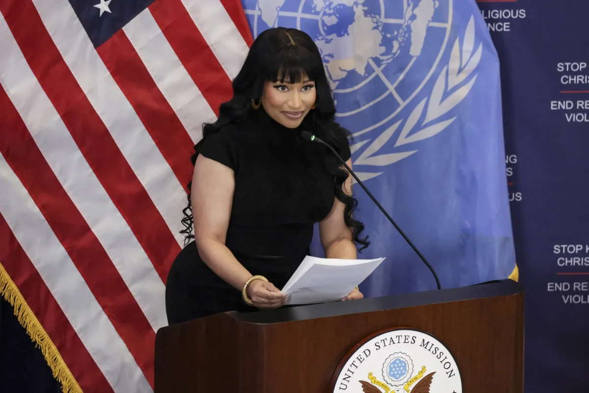 Nicki Minaj Addresses the United Nations